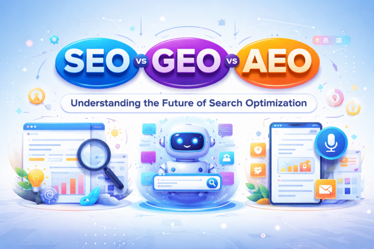 SEO vs GEO vs AEO: Understanding the Future of Search Optimization